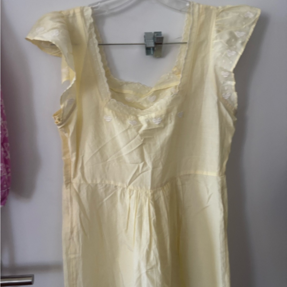 Ciao Lucia Yellow Midi Dress - Picture 5 of 11